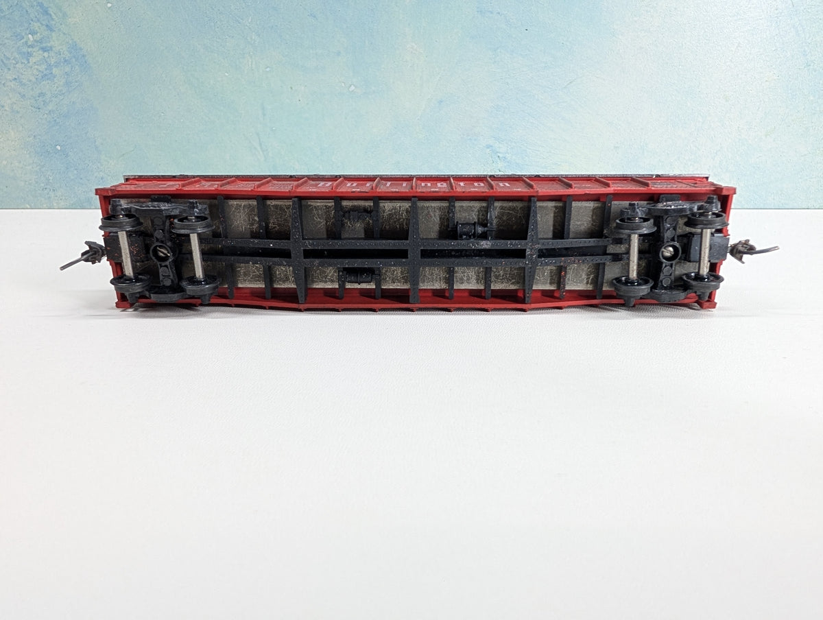 USED Athearn HO Scale 50' Covered Gondola Burlington CB&Q #83116 Weathered
