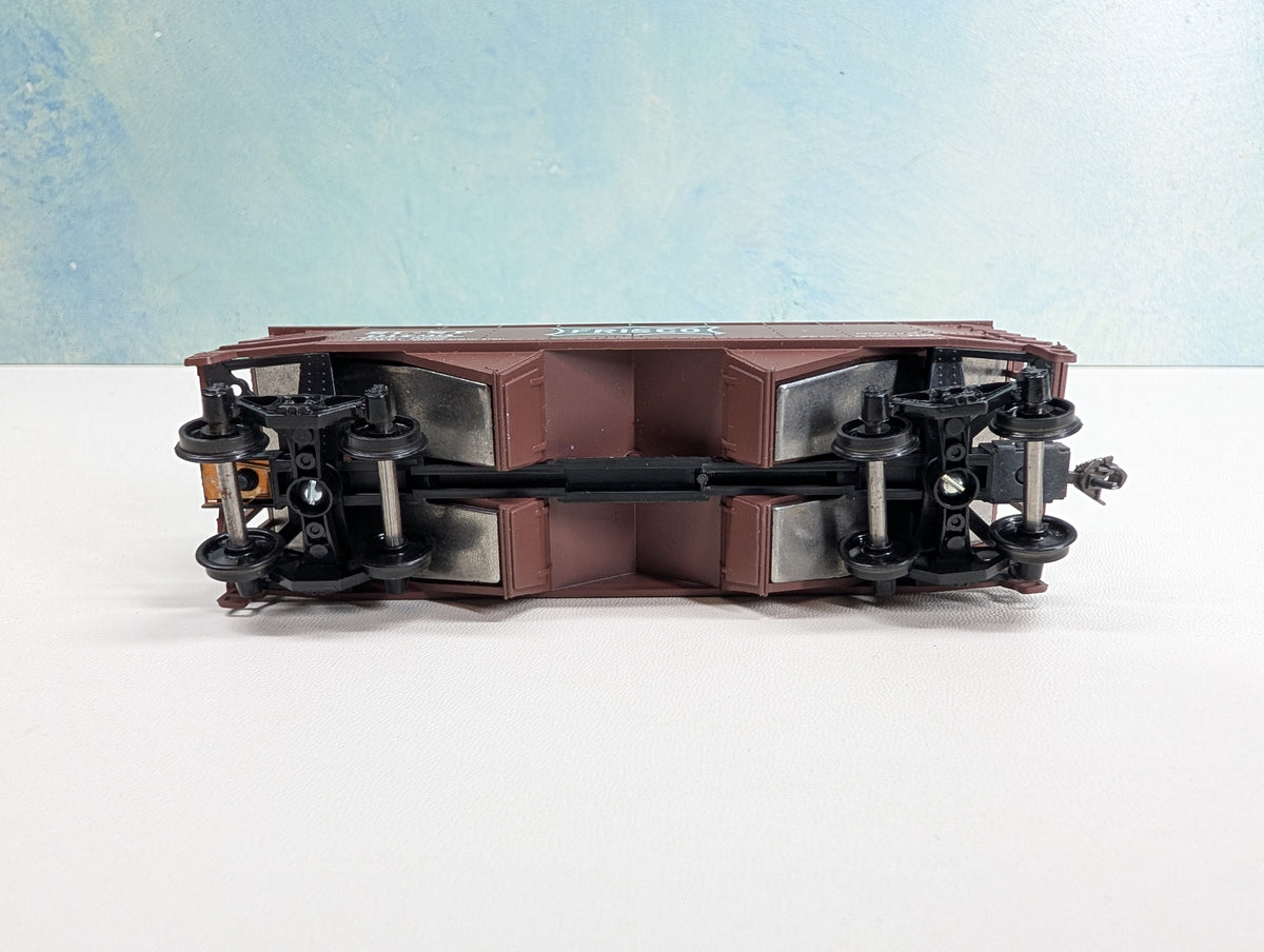 USED Athearn HO Scale 2 Bay Hopper w/ Load Frisco SLSF #91763