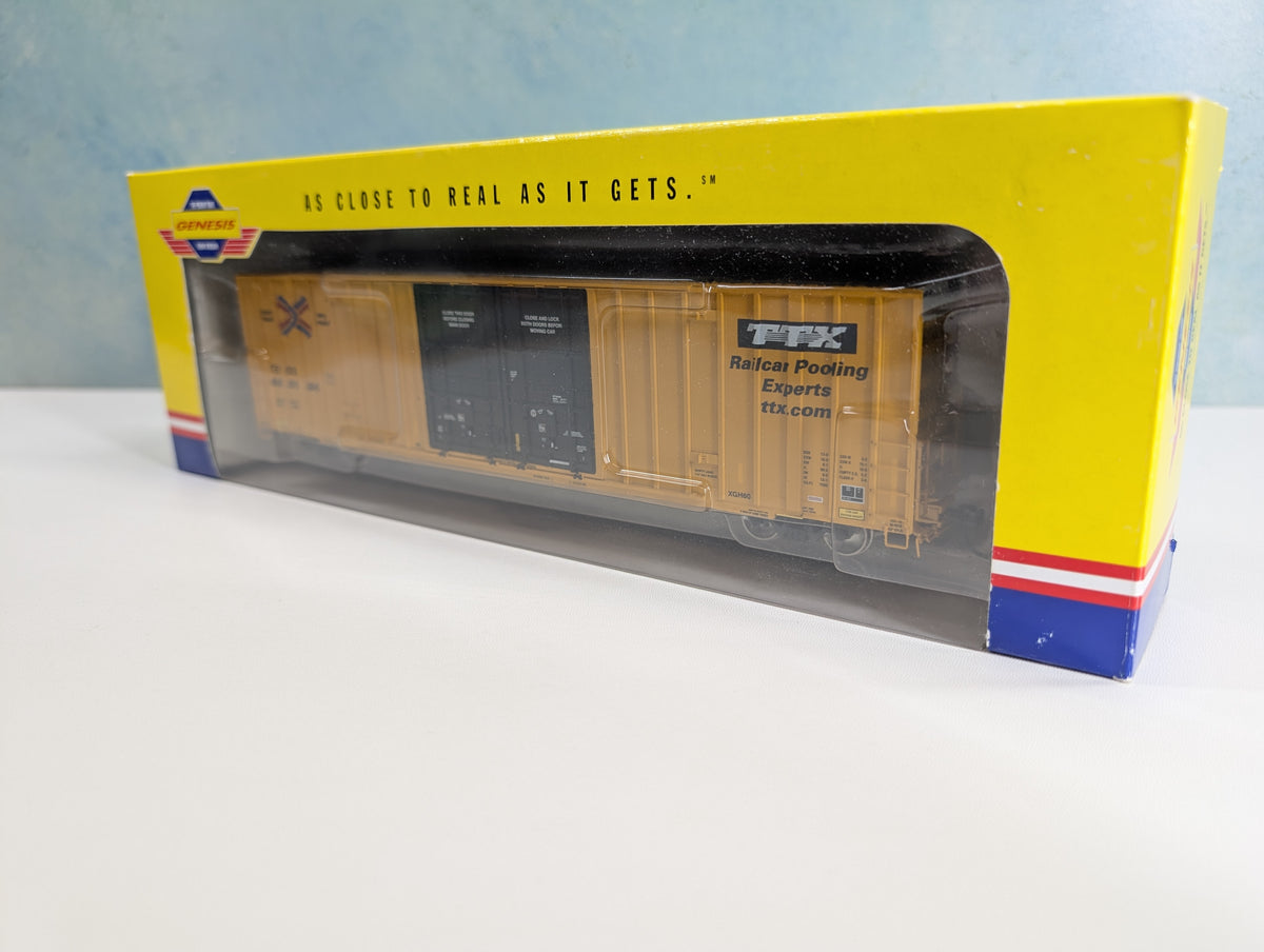 Athearn Genesis G4124 HO Scale 60' Gunderson Box Car TTX TBOX #660196