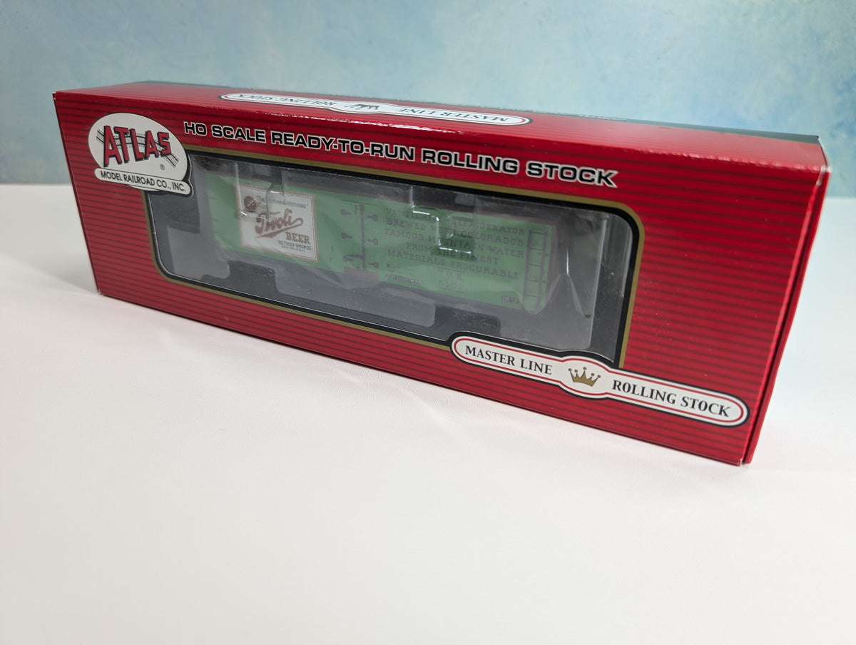 Atlas 20001475 HO Scale 40' Wood Reefer Tivoli Beer TUX #5101 Metal Wheels