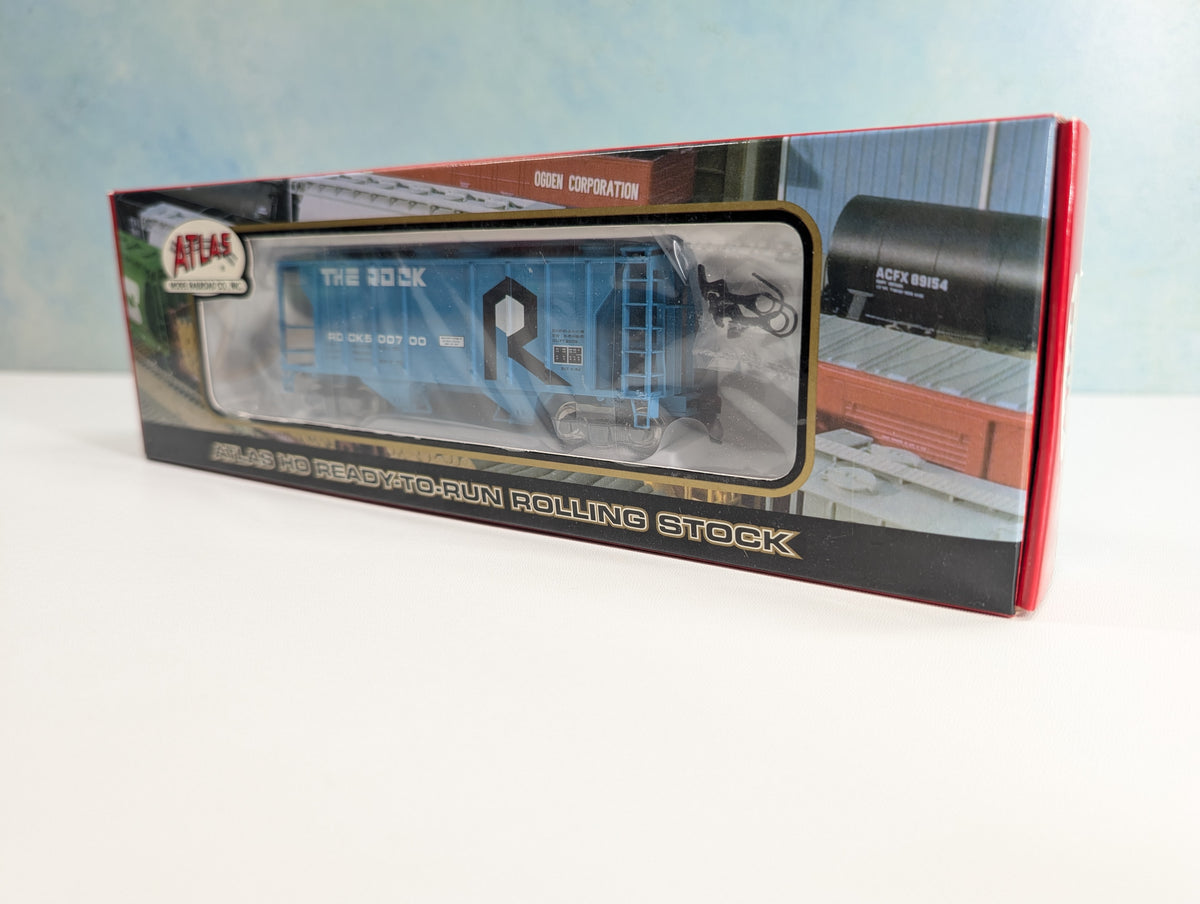 Atlas #1843-1 HO Scale PS-2 Covered Hopper Rock Island #500700 Metal Wheels