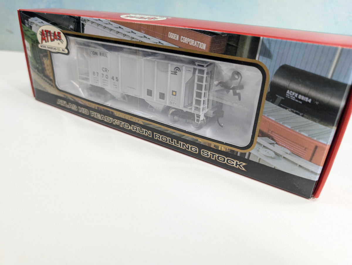Atlas #1846-2 HO Scale PS-2 Covered Hopper Conrail CR #877045 Metal Wheels