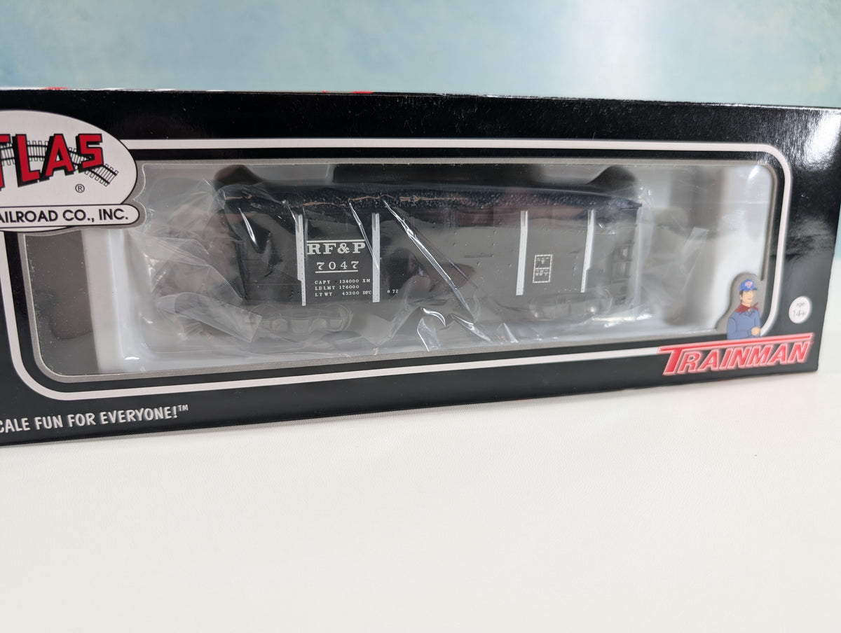 Atlas Trainman 20001499 HO Scale 2 Bay Offset Hopper Richmond, Fredericksburg and Potomac RF&P #7047 Metal Wheels