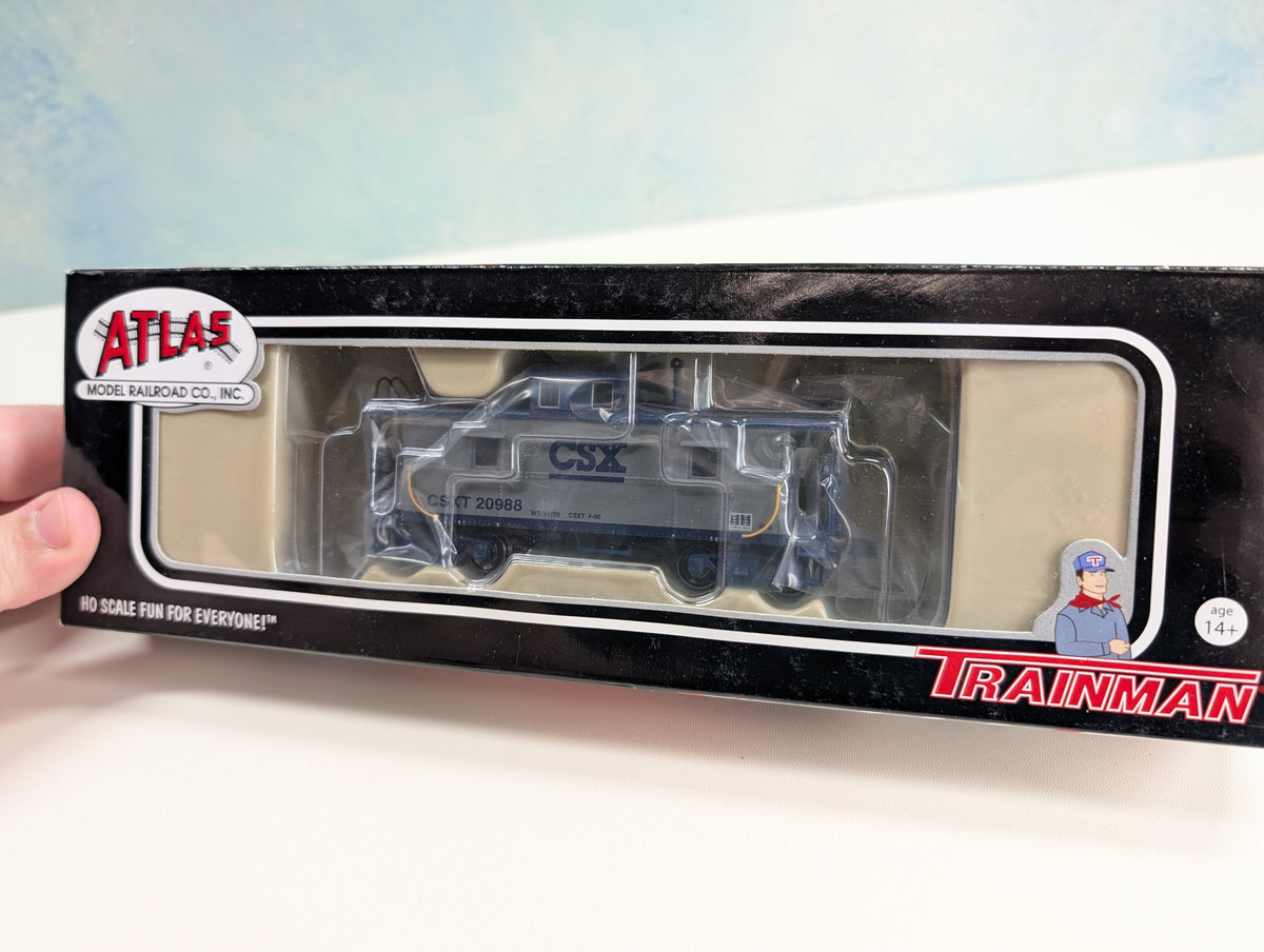 Atlas Trainman 11343 HO Scale Cupola Caboose CSX CSXT #20988 Metal Wheels