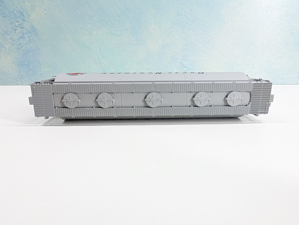 USED Atlas HO Scale 6-Bay Cylindrical Covered Hopper Great Northern GN #171025 Metal Wheels