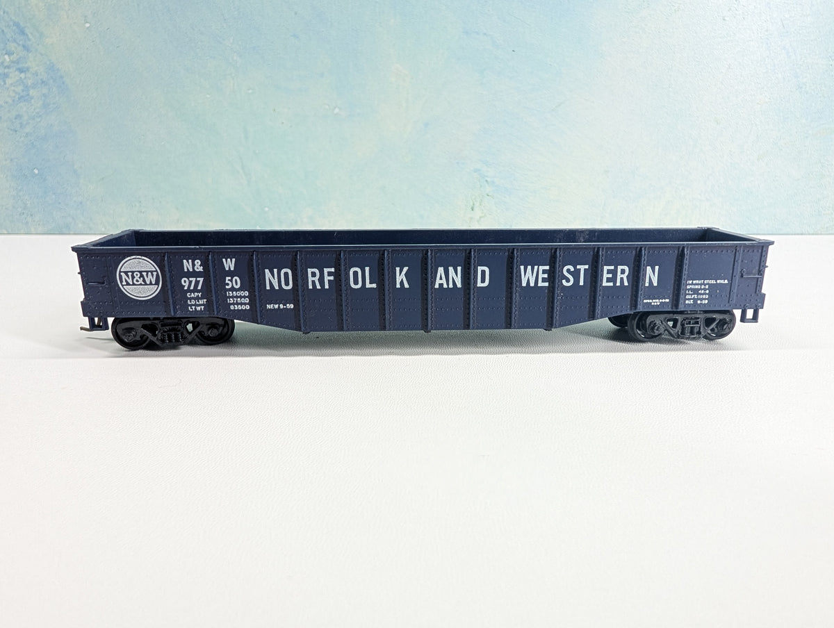 USED Athearn HO Scale 50' Gondola Norfolk & Western NW #97750