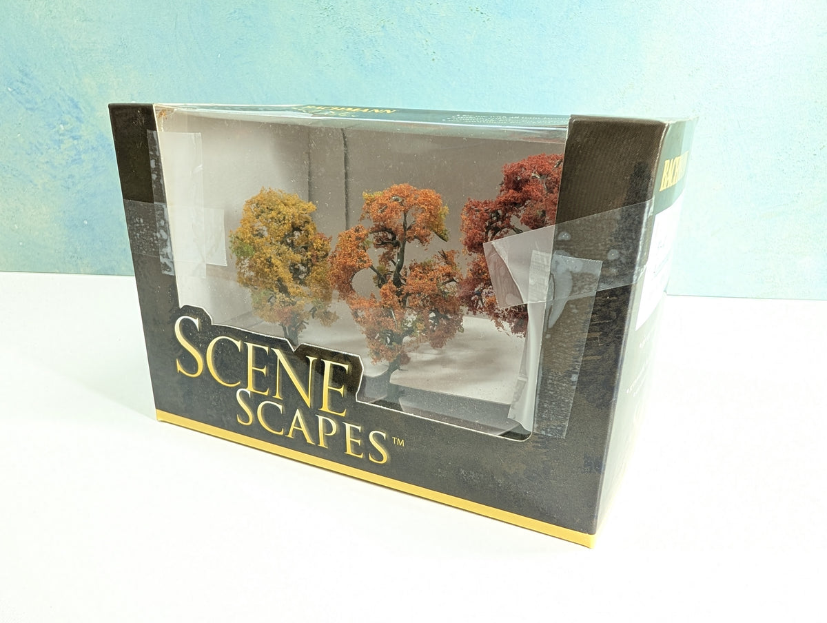 Bachmann 32056 HO Scale Scene Scapes 3" to 4" Autumn Maple Trees (3 pcs)