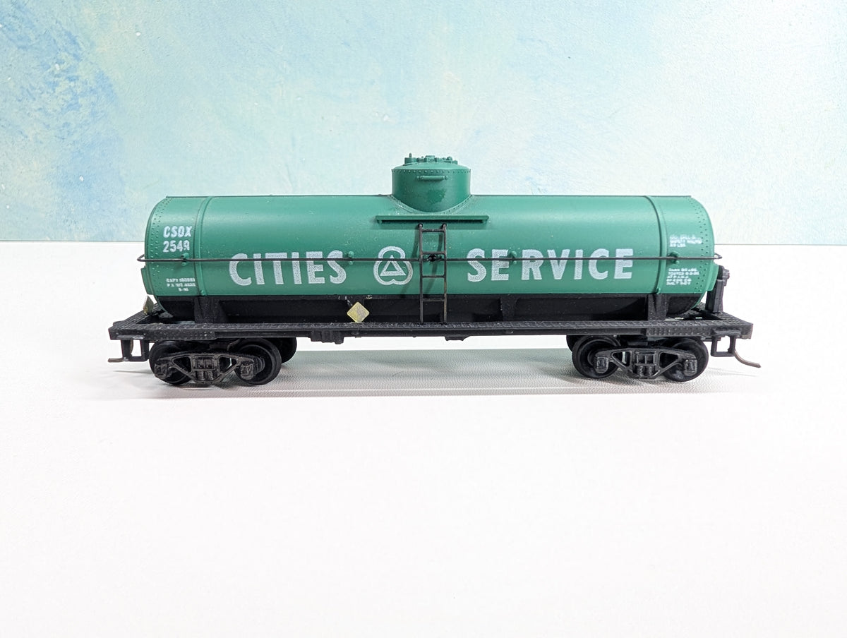 USED Mantua HO Scale Single Dome Tank Car Cities Service CSOX #2549