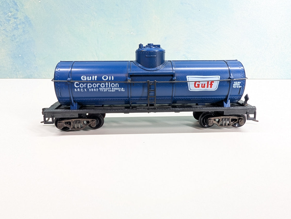 USED Varney HO Scale Single Dome Tank Car Gulf Oil GRCX #3882