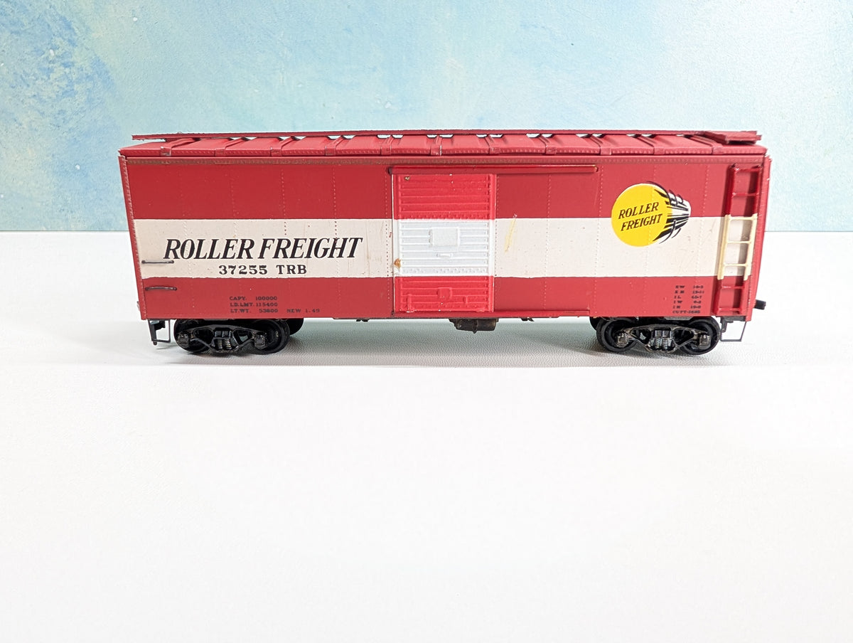 USED Athearn A180 HO Scale Metal Built 40' Box Car Timken Roller Freight TRB #37255