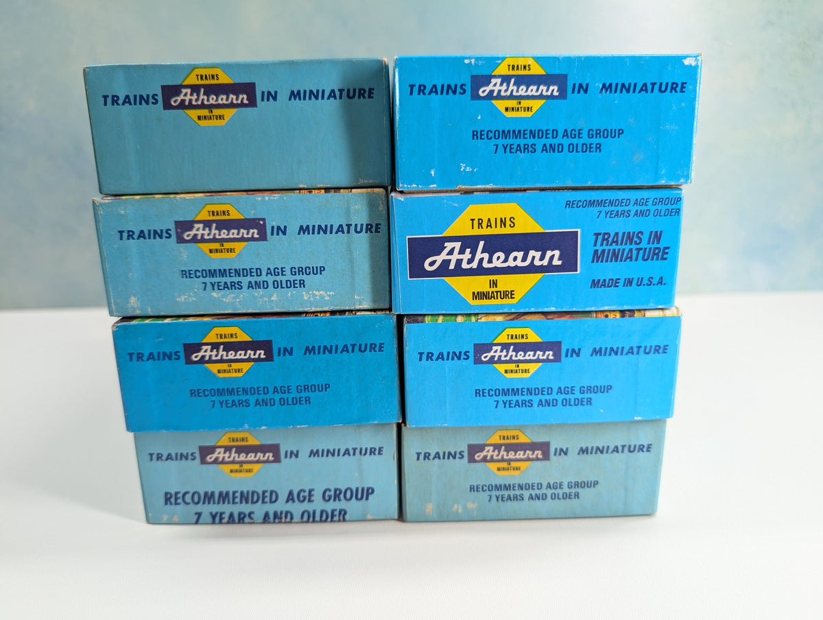 USED Athearn HO Scale Lot of Empty Train Boxes for Storage (8 pcs)