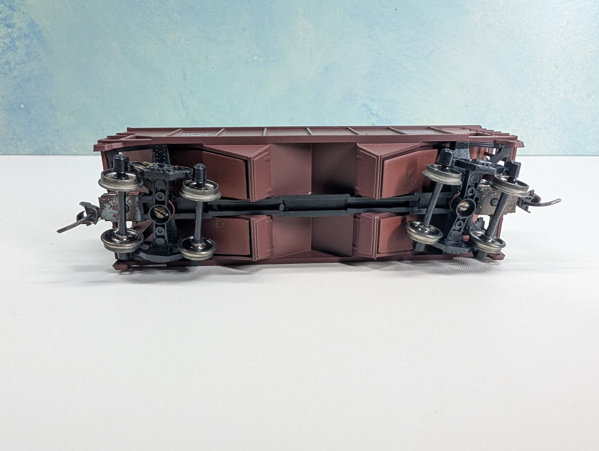USED Athearn HO Scale 2 Bay Hopper w/ Load Western Maryland WM #16507 Metal Wheels
