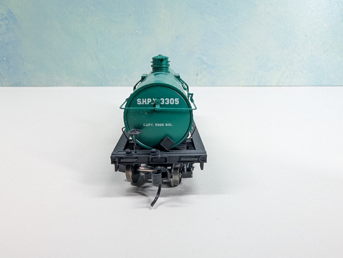 USED TRIX HO Scale 6k Gal Tank Car Mathieson Chemicals SHPX #3305 Metal Wheels
