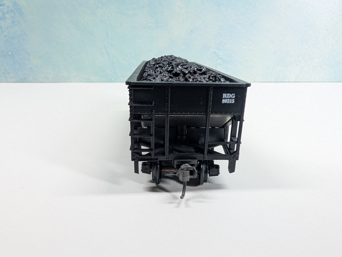 USED Athearn HO Scale Hopper w/ Coal Load Reading RDG #80315