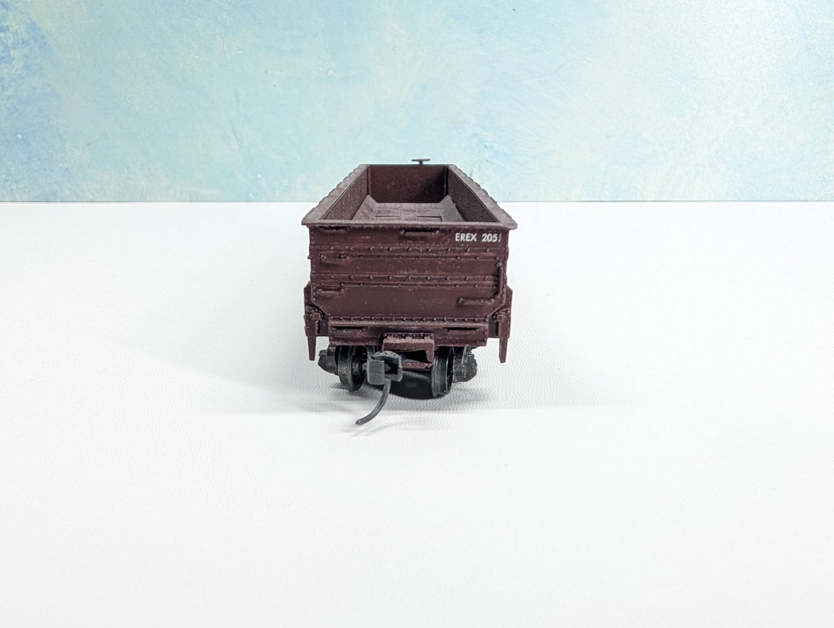 USED Ulrich HO Scale Drop Bottom Gondola Enterprise Railway Equipment Co. EREX #205 Metal Wheels