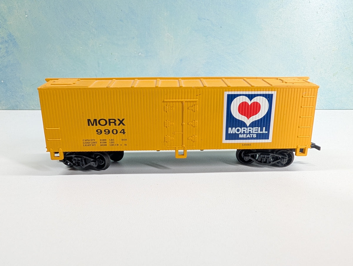 USED Life-Like HO Scale Reefer Morrell Meats MORX #9904
