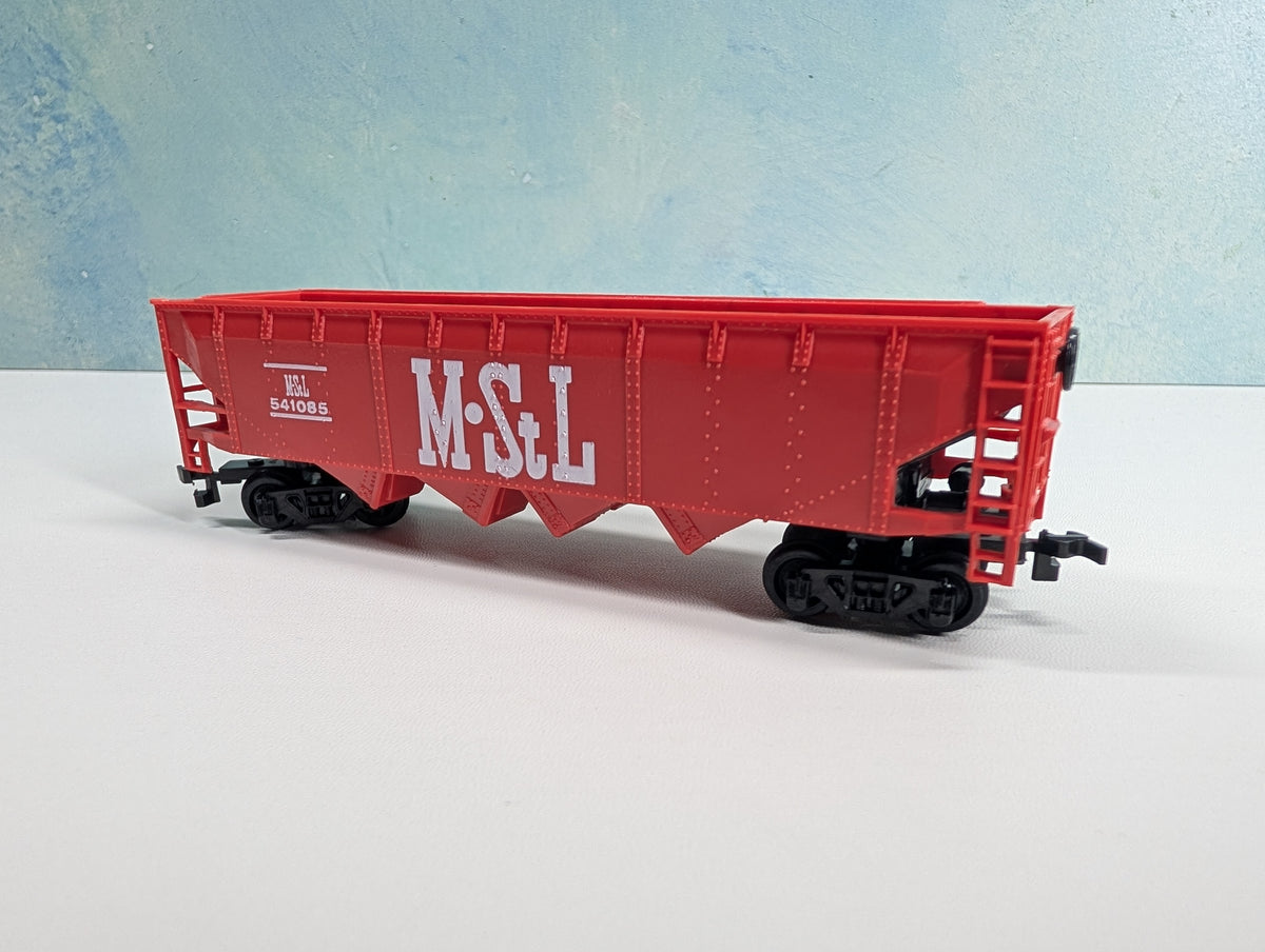 USED Bachmann HO Scale Quad Hopper Minneapolis & St Louis MStL #541085