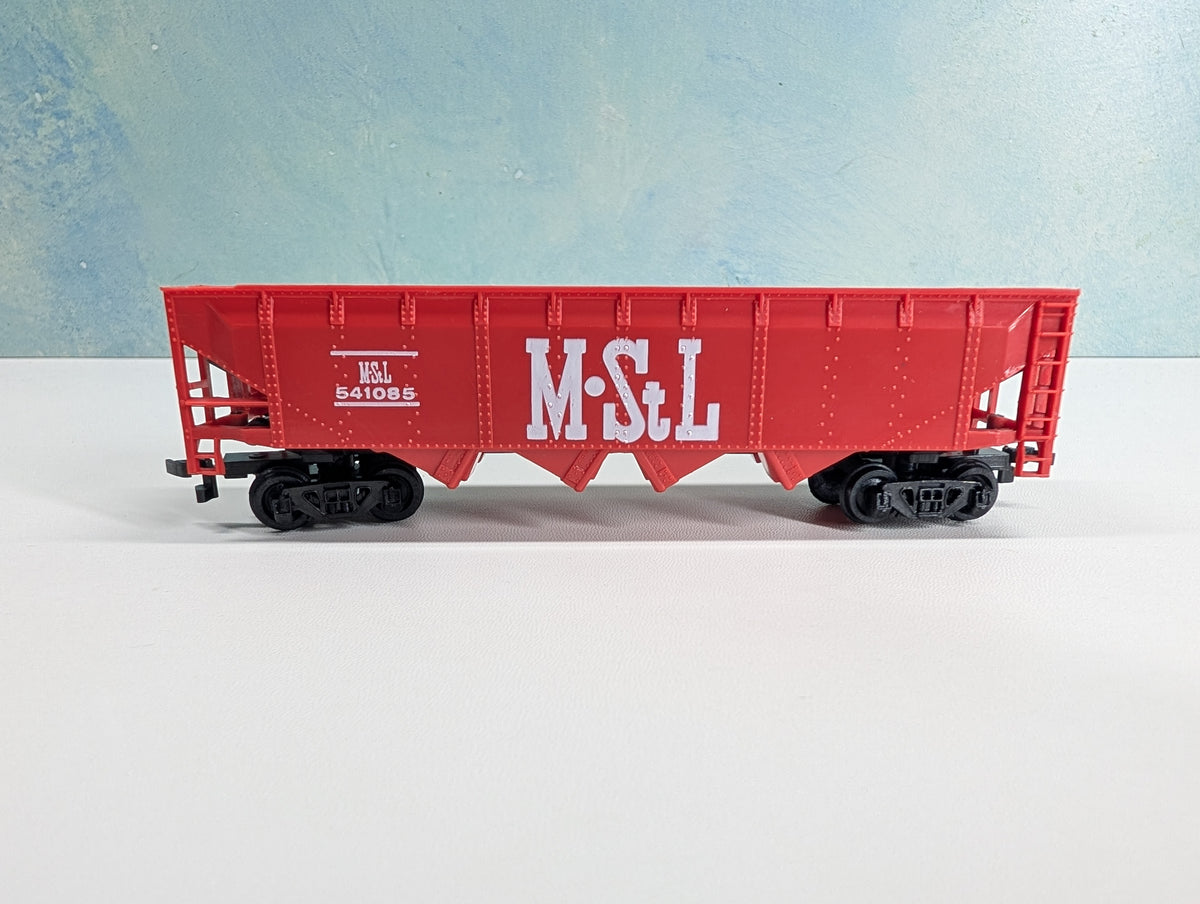 USED Bachmann HO Scale Quad Hopper Minneapolis & St Louis MStL #541085