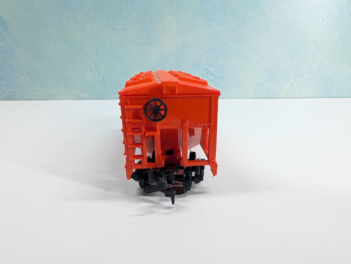 USED HO Scale 2 Bay Covered Hopper Rio Grande D&RGW #18350