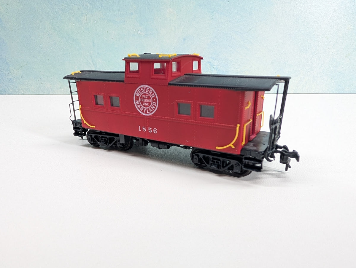 USED Life-Like HO Scale Caboose Western Maryland WM #1856 Metal Wheels, Proto 2000
