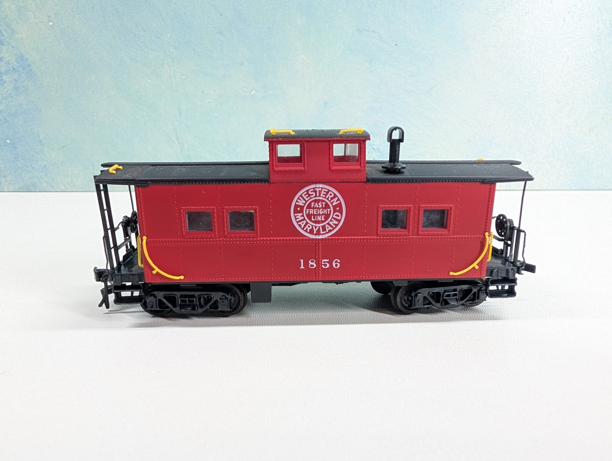 USED Life-Like HO Scale Caboose Western Maryland WM #1856 Metal Wheels, Proto 2000