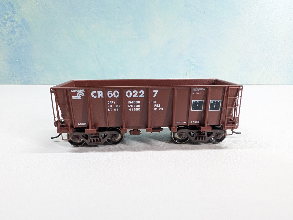 USED Athearn HO Scale Ore Car Tight-Bottom Low Conrail CR #500227 Metal Wheels