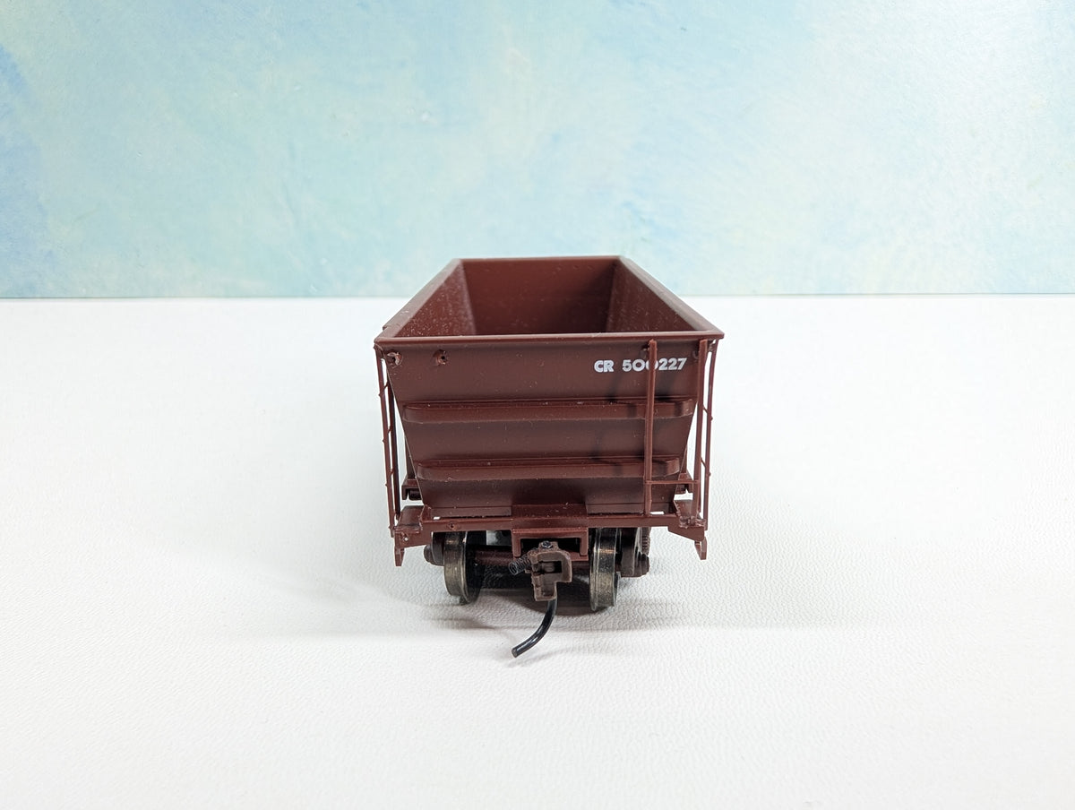 USED Athearn HO Scale Ore Car Tight-Bottom Low Conrail CR #500227 Metal Wheels