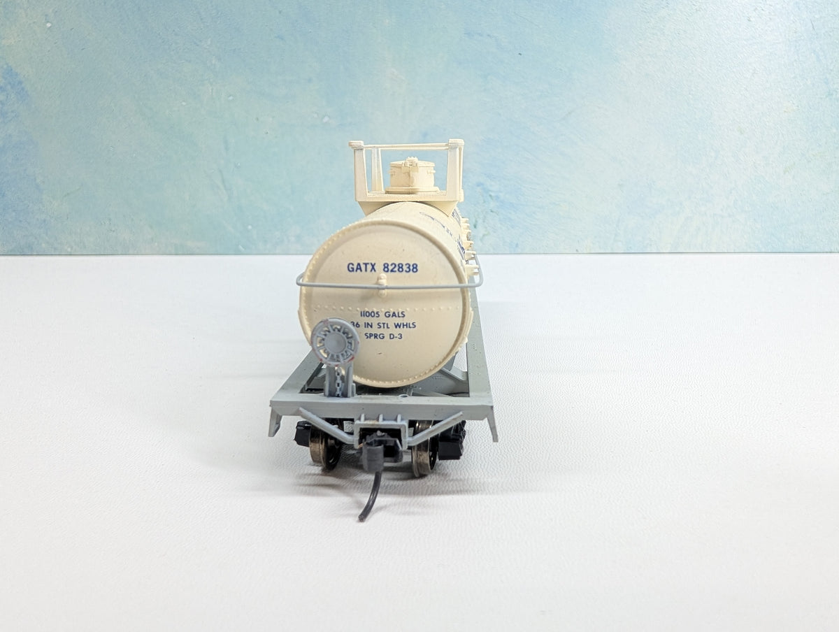 USED Athearn HO Scale Tank Car New Jersey Zinc Co. GATX #82838 Metal Wheels