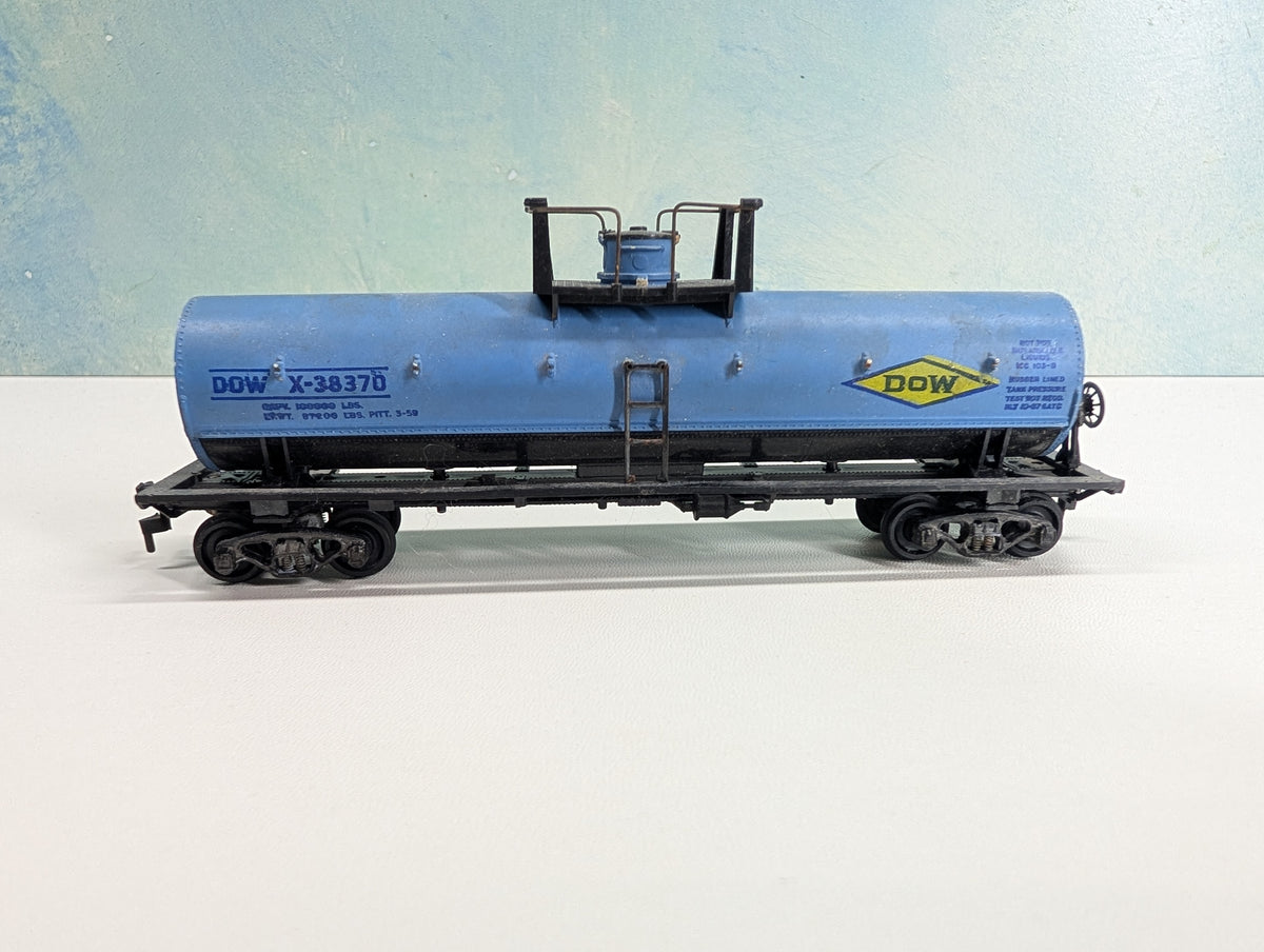 USED Athearn HO Scale Tank Car DOW #X-38370