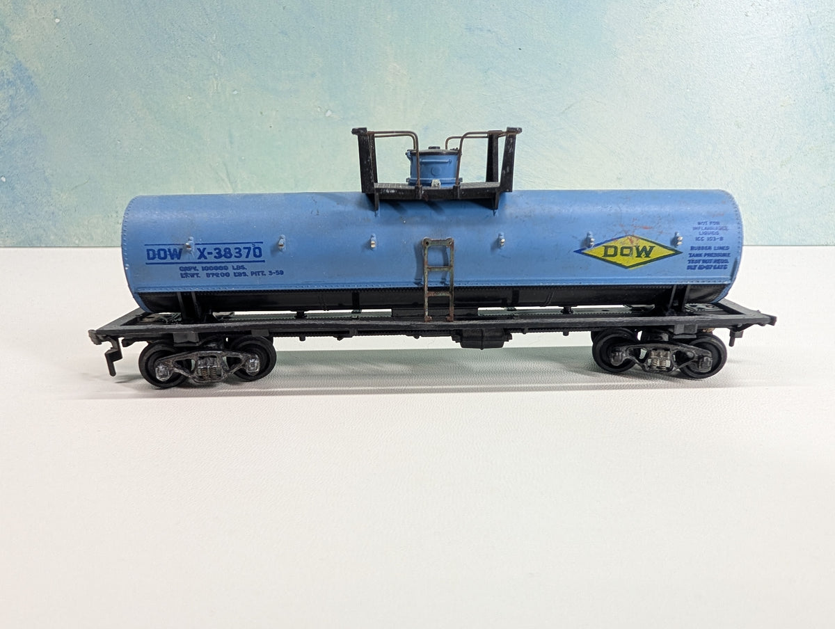 USED Athearn HO Scale Tank Car DOW #X-38370