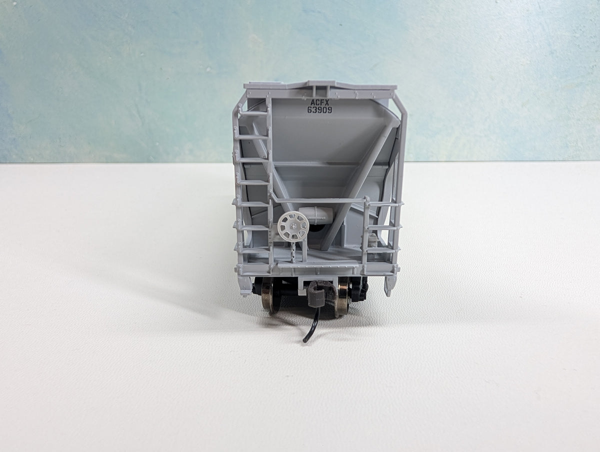 USED Atlas HO Scale 3560 Covered Hopper Watkins Salt ACFX #63909 Metal Wheels