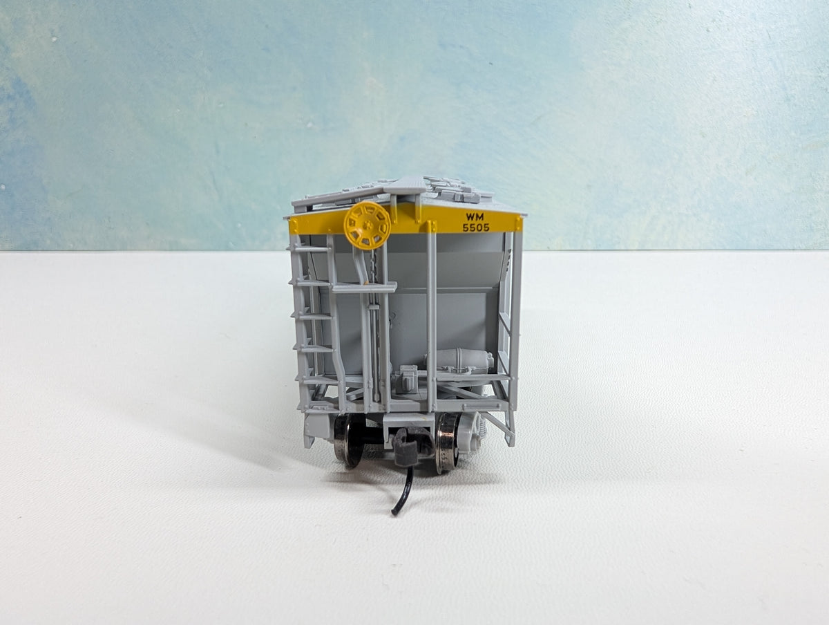 USED Atlas HO Scale PS-2 Covered Hopper Western Maryland WM #5505 Metal Wheels