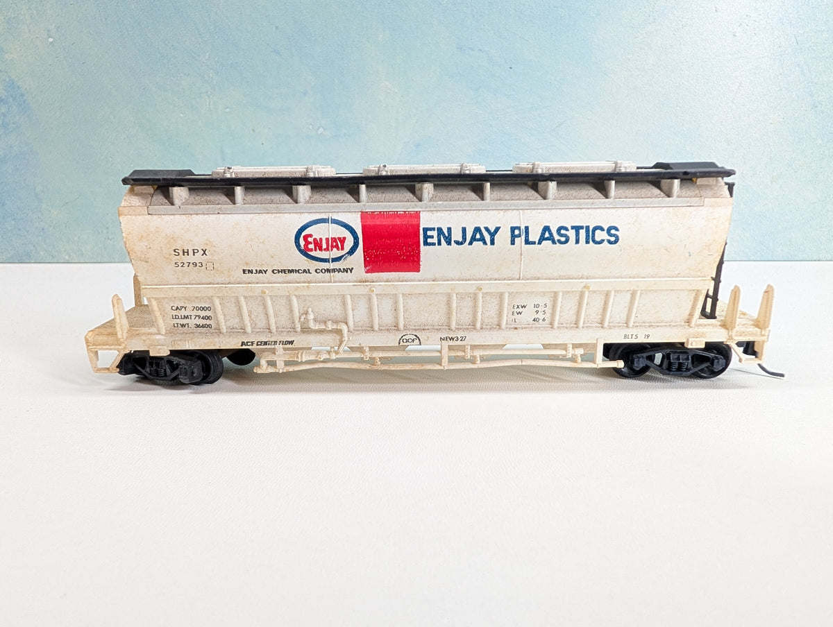 USED HO Scale Covered Hopper Enjay Plastics SHPX #52793