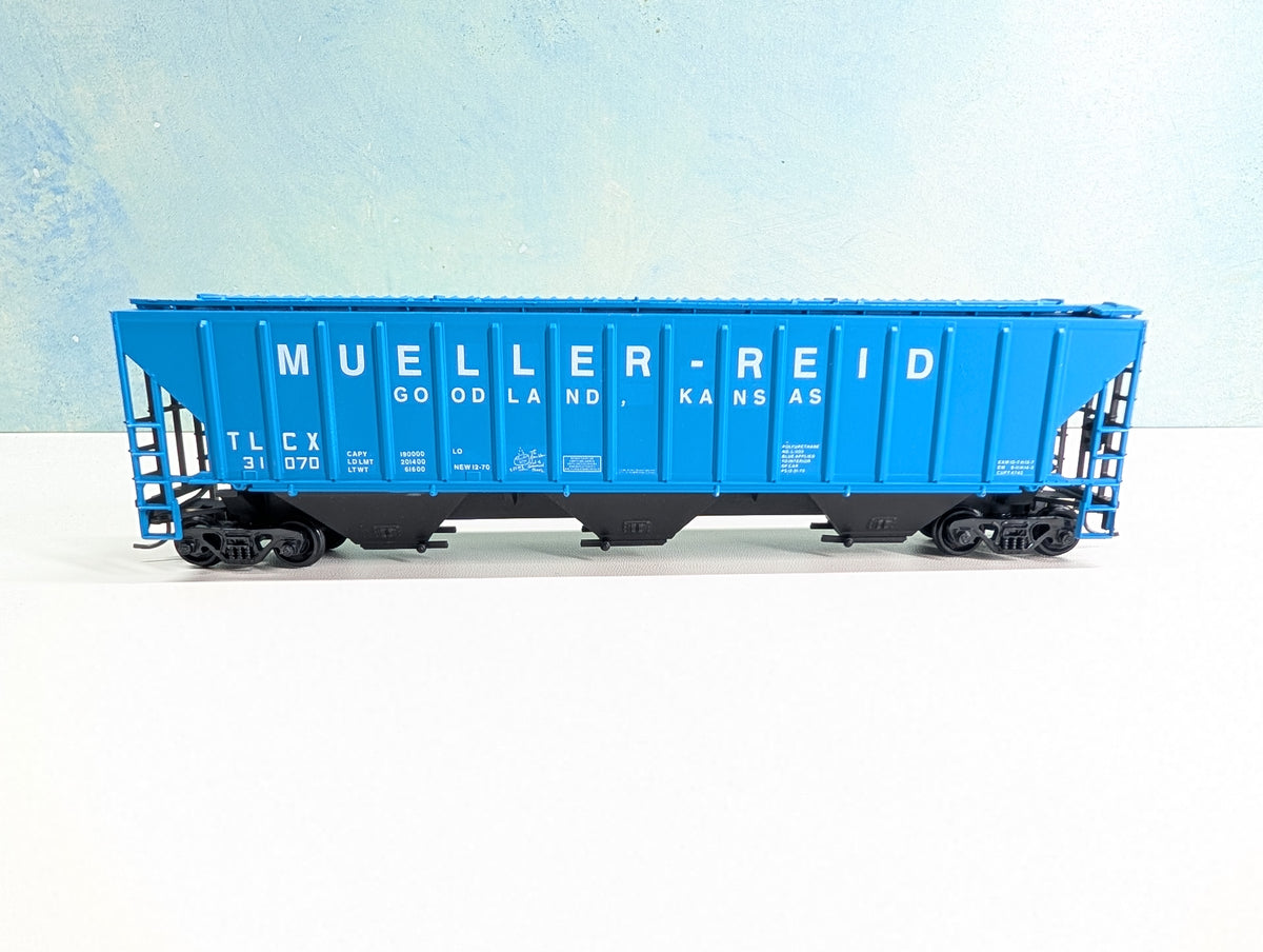 USED Athearn HO Scale Covered Hopper Mueller-Reid TLCX #31070