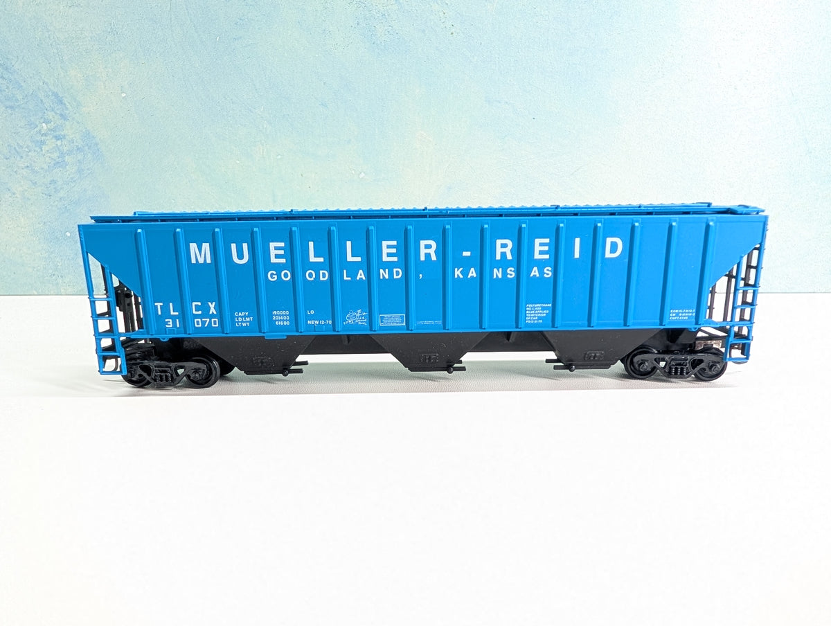 USED Athearn HO Scale Covered Hopper Mueller-Reid TLCX #31070