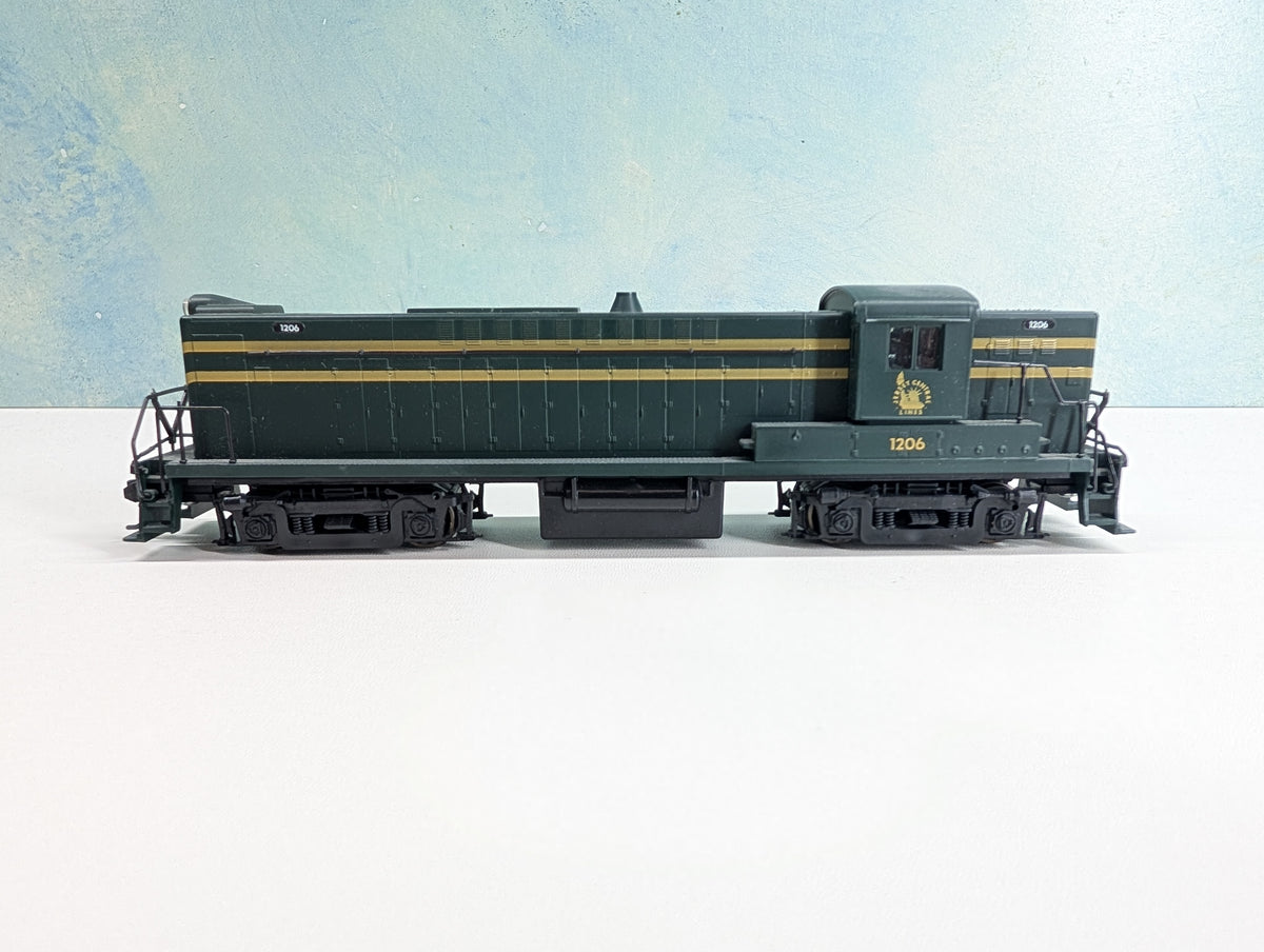 USED Kato HO Scale Baldwin DRS-4-4-100 Diesel Locomotive Jersey Central #1206 Tested! DC