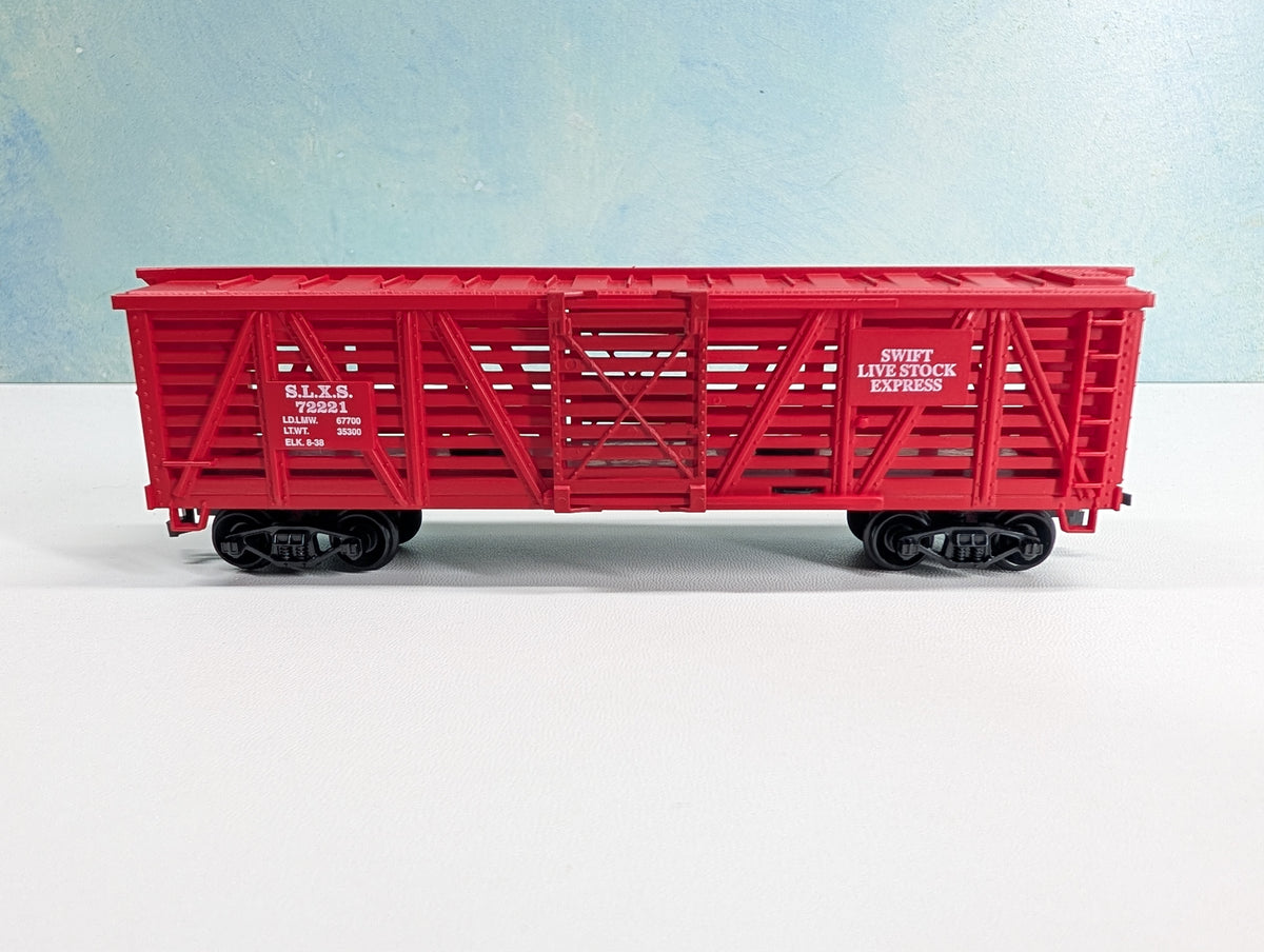 USED Life-Like HO Scale Cattle Stock Car Swift SLXS #72221