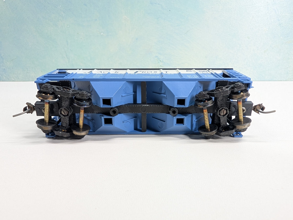 USED Roundhouse HO Scale Covered Hopper, Rare Purple Jack Frost Cane Sugar NSRX #254 Metal Wheels