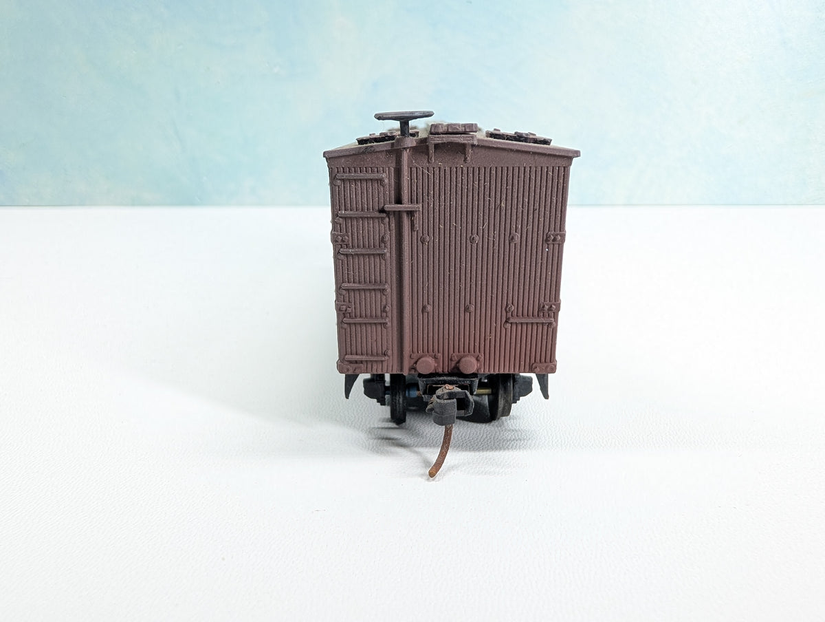 USED Roundhouse HO Scale Wood Beer Reefer Budweiser STLR&CO #3600 Metal Wheels
