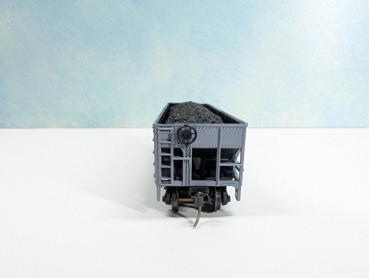 USED Athearn HO Scale Quad Hopper w/ Coal Load Western Maryland WM Metal Wheels