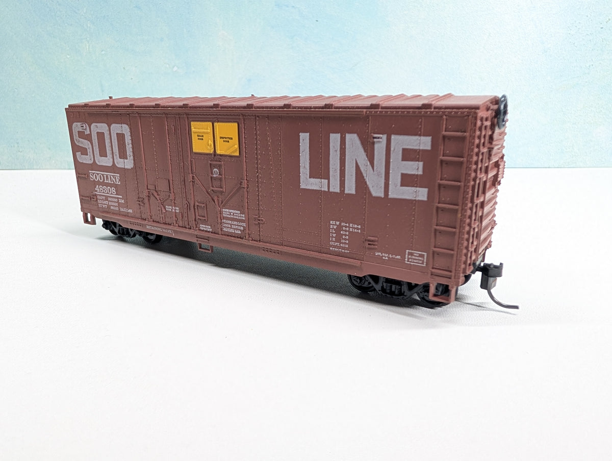 USED Athearn HO Scale 40' Grainloading Box Car SOO Line