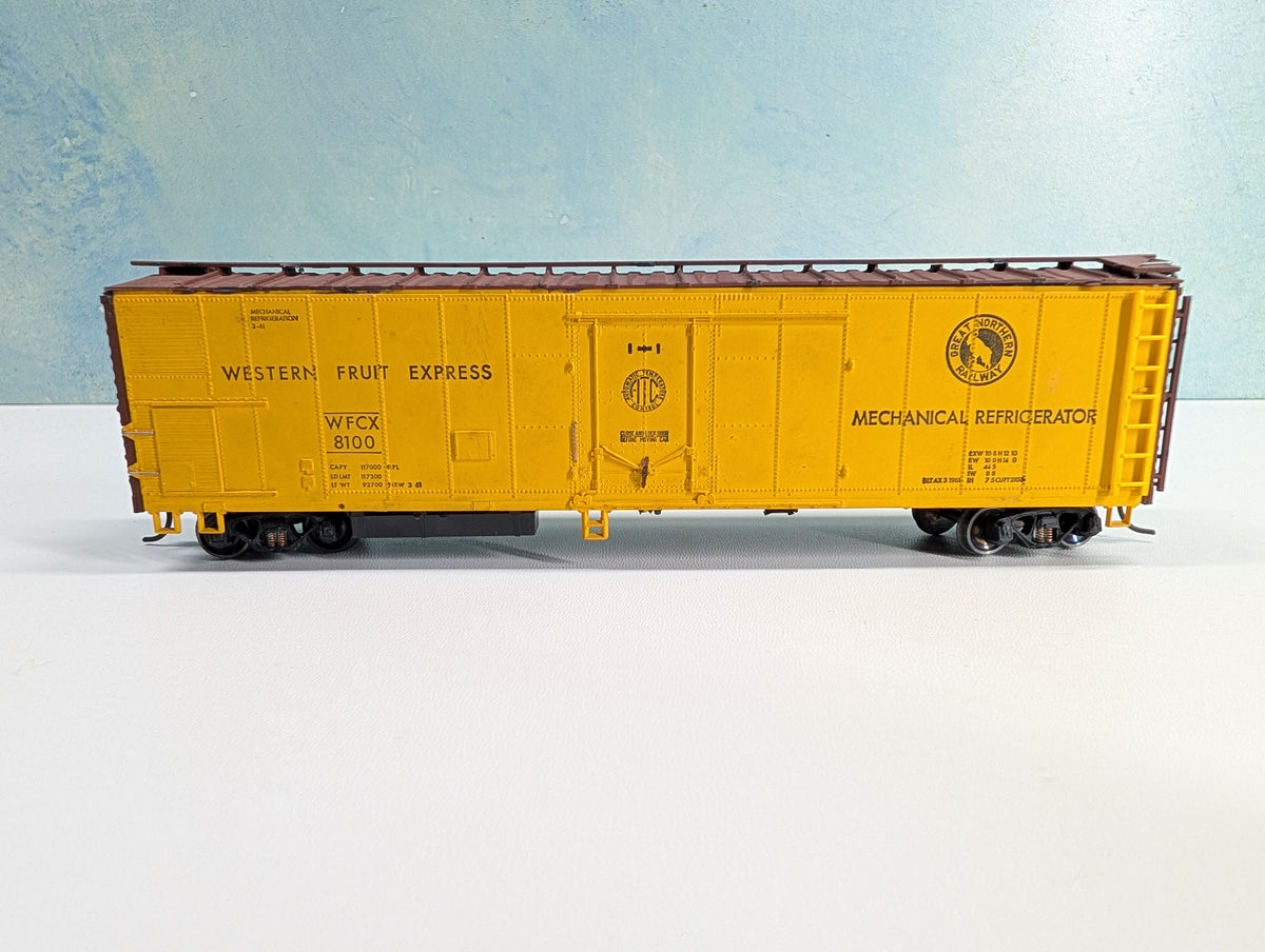 USED Athearn HO Scale 50' Mechanical Reefer Western Fruit Express WFCX #8100