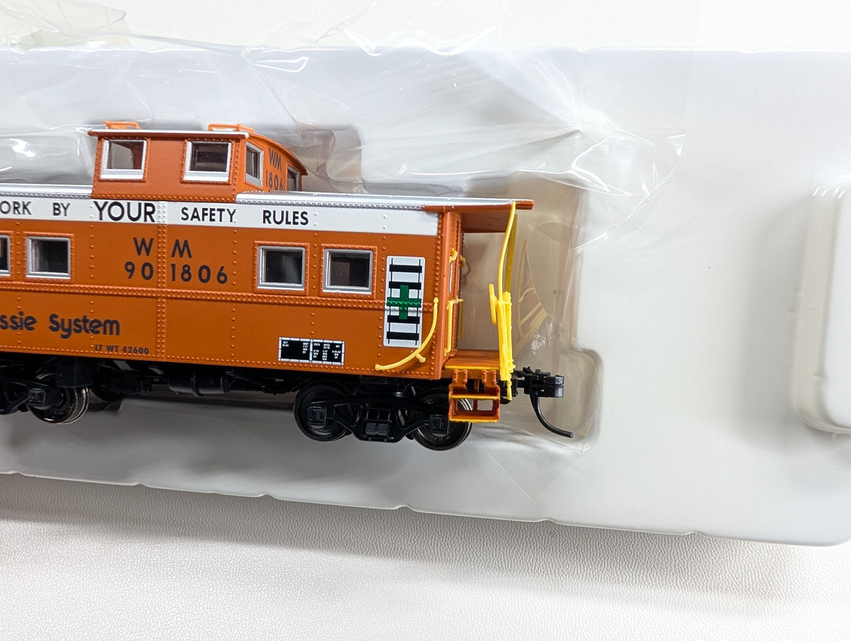 USED Life-Like 31258 HO Scale Center Cupola Steel Caboose Chessie System WM #901806 Metal Wheels, Safety
