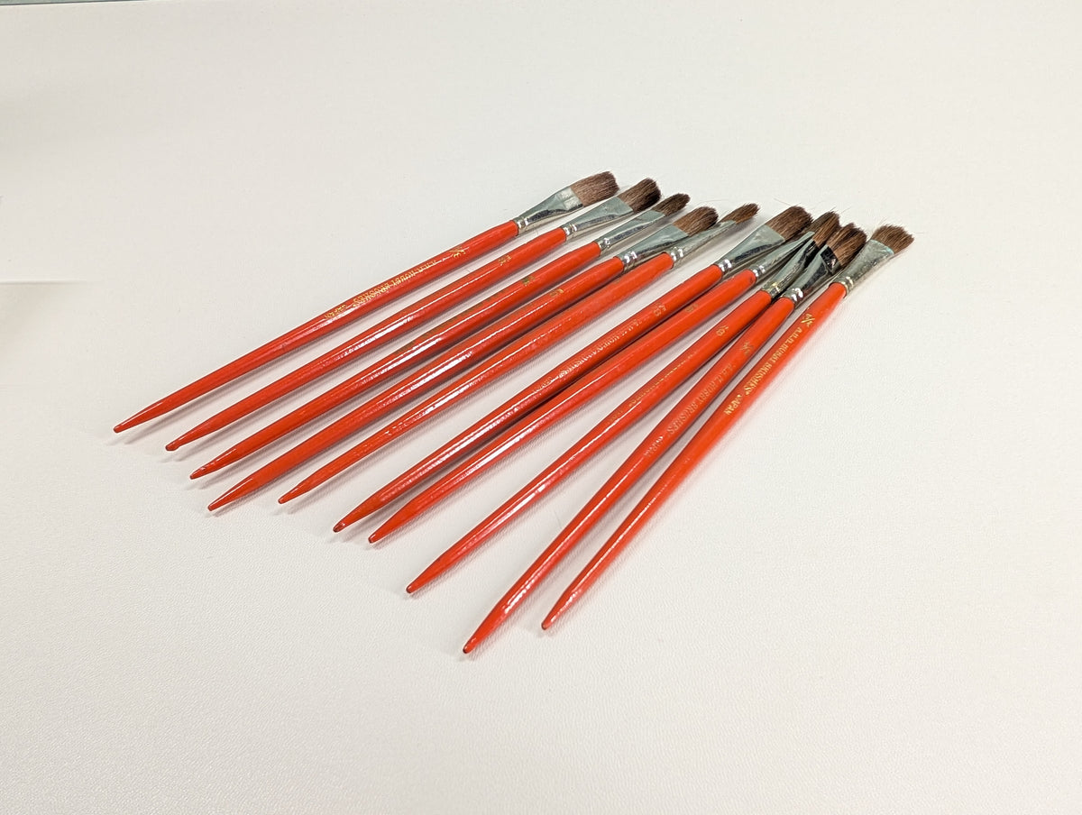 USED AHM MULTI Scale Set of Hobby Brushes (10 pcs)