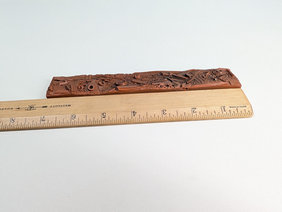 USED Monroe Models 2104 HO Scale Shredded Scrap Metal Load for Gondola