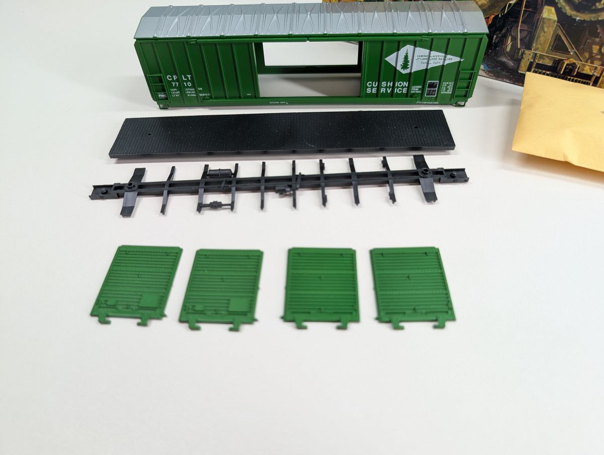 USED Athearn HO Scale 50' Railbox DD Box Car Camino, Placerville & Lake Tahoe #7710 KIT