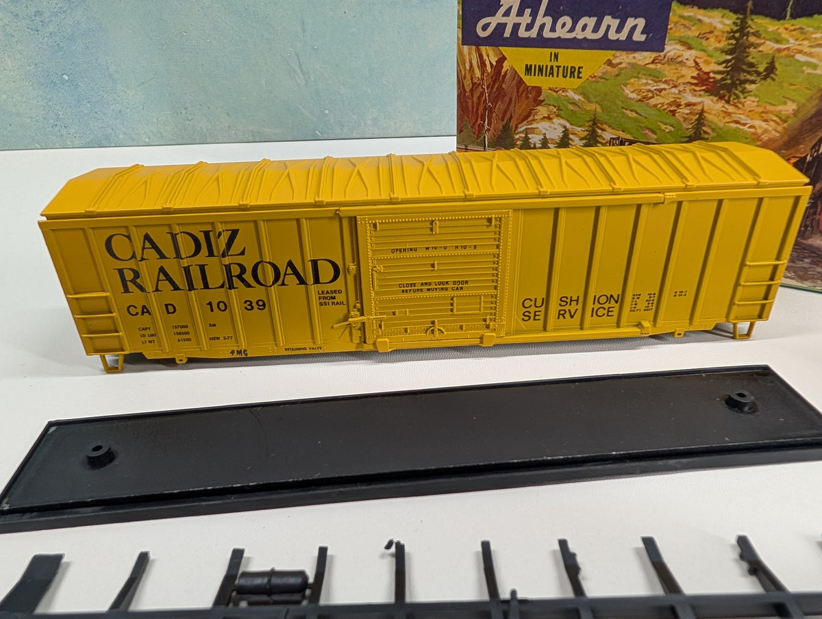 USED Athearn HO Scale 50' Box Car Cadiz CAD #1039 Bev-Bel KIT