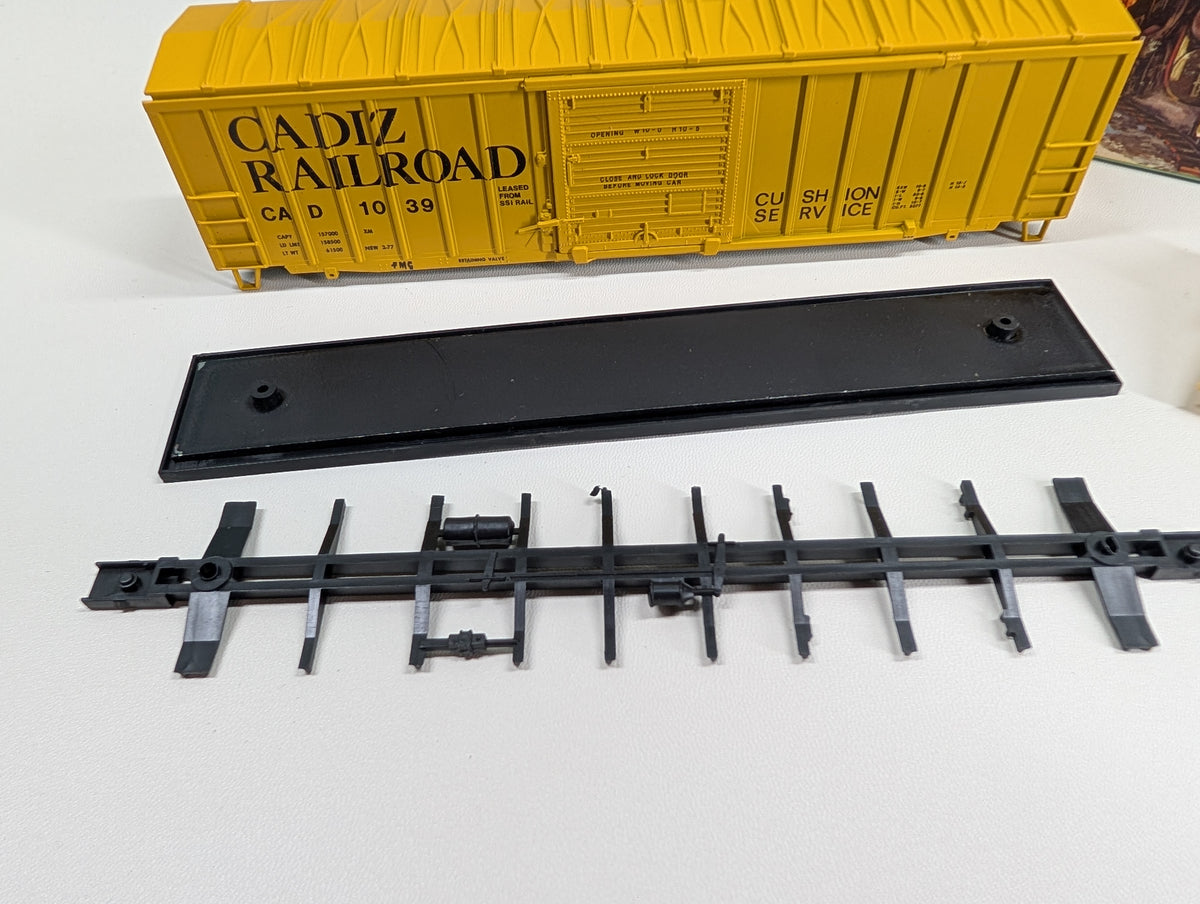 USED Athearn HO Scale 50' Box Car Cadiz CAD #1039 Bev-Bel KIT