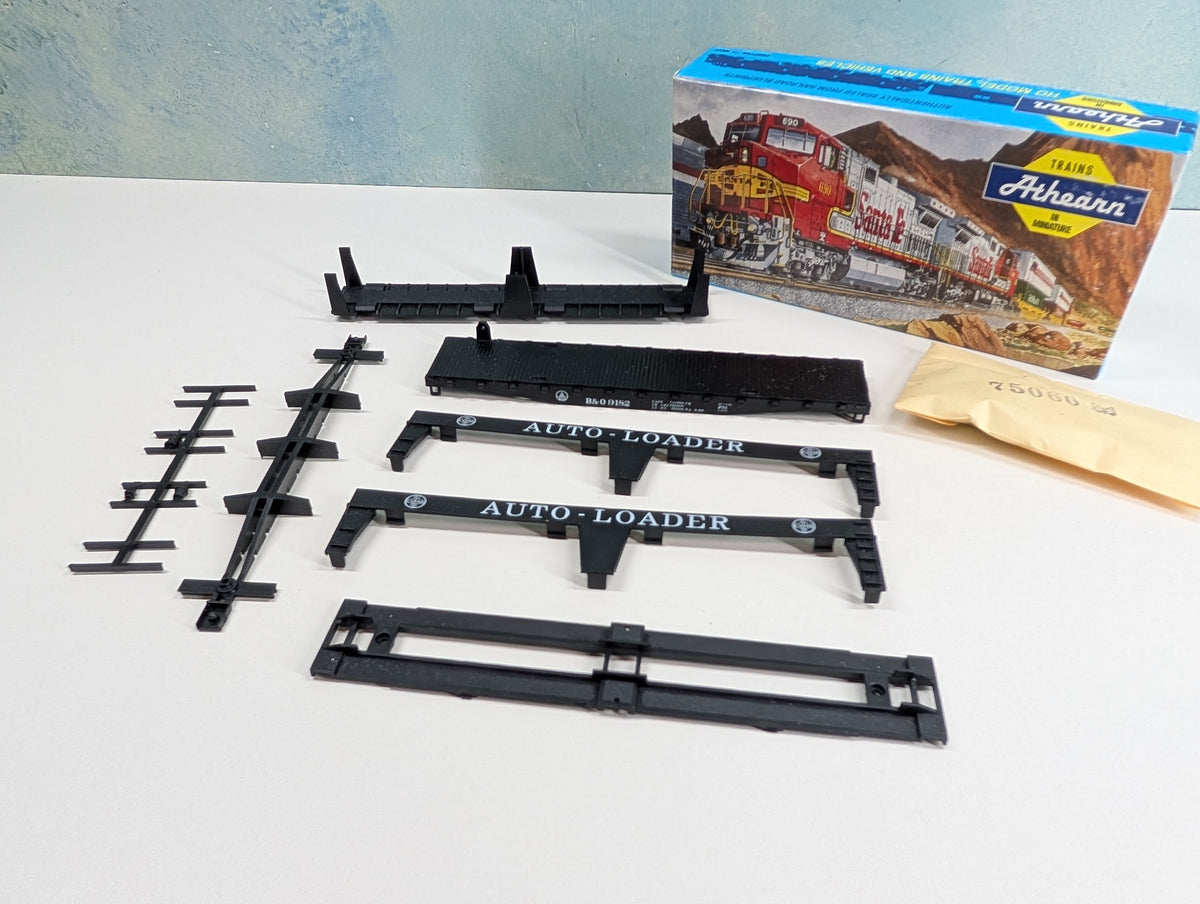 USED Athearn 1482 HO Scale Autoloader, Auto Carrier Baltimore and Ohio B&O #9182 KIT