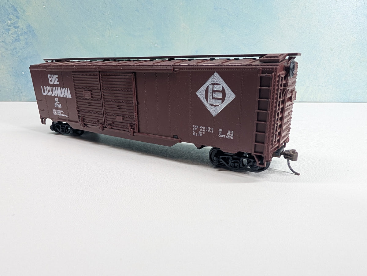 USED Athearn HO Scale 50' DD Box Car Erie Lackawanna EL #67143